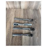 Craftsman USA Socket Ratchet Handles Lot of 4