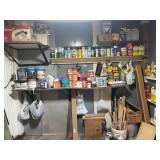 Assorted Paint Cans & Supplies