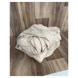 Off White Cotton Canvas Drop Cloth Tarp
