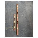 Port Austin Wooden Spirit Levels Pair
