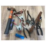 Craftsman Hand Tool Lot: Hammer, Pliers & More