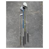 Set of 4 Golf Clubs: Drivers & Iron