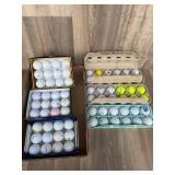 Assorted Golf Ball Collection: Titleist, Srixon &