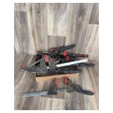 Craftsman Bar Clamps & Work Gloves Lot