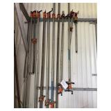 Heavy Duty Woodworking Steel Pipe Clamps