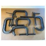 5 Armstrong USA Drop Forged Steel C Clamps