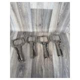4 Petersen Vise-Grip Locking C-Clamp Pliers