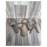 Set of 4 Locking C-Clamp Pliers