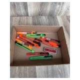 Assorted Retractable Utility Knives & AGA Case