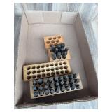 Steel Alphabet & Number Stamp Set with Blocks