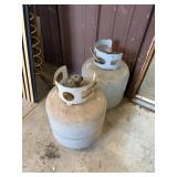 2 Propane Tanks