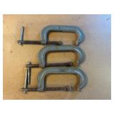 Wilton No 806 Heavy Duty C Clamps (Set of 3)