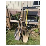 Yard Tools: Ames Shovel & Craftsman Sweeper