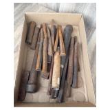 Plomb Tool Co Steel Chisels & Punches Lot