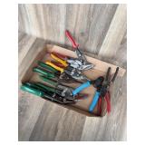 Assorted Hand Tools Lot: Snips & Pliers