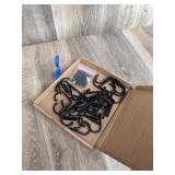38 Black Metal Farmhouse Coat Hooks