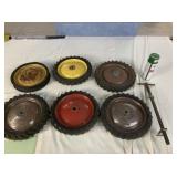 Box of Wheels, Tires & Rims and Steering Column
