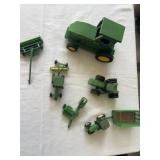 JD Mini Tractors, Baler, Rake, Wagon, Wooden Tract