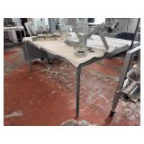 Deboning Galvanized Table w/ Poly Tops