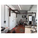 Working Cooler and Processing Floor Rail System
