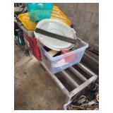 Aluminum Stand w/ Contents