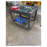 4 Wheeled Poly Cart - NO CONTENTS