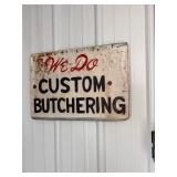 Butchering Sign