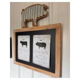 Decorative Meat Locker Wall Decor