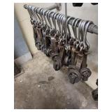 (29) 4" Meat Trolleys
