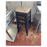 (3) Metal Stools