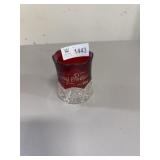 Ruby red stained glass