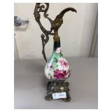 Victorian style hand painted pitcher
