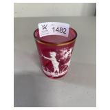 Mary Gregory Cranberry glass