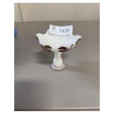 Antique white milk glass
