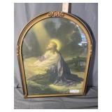 Religious Picture and Frame
