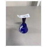 Blue glass bell