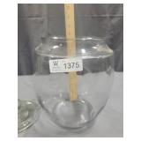 Large Glass Cookie Jar