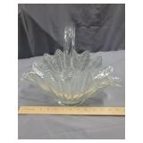 Glass Center Piece Basket