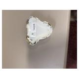 Antique white milk glass