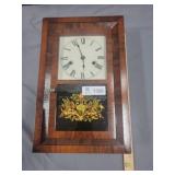 Clock Wind up with keys Glass is Damaged