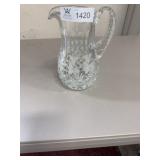 Vintage cut glass picture