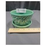 McCoy Glass Flower Pot