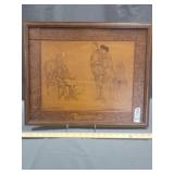 Wood Frame Sketched Howard Chanbler