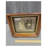 Wood Frame Picture of  a Family Gathering