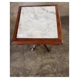 4 legged Victorian stand-18x18x28 tall