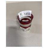 Ruby red stained glass