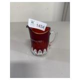 Ruby red stained glass