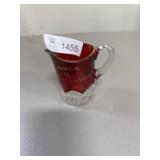Ruby red stained glass