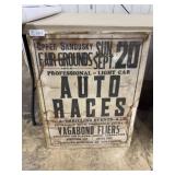 Auto racer poster