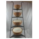 Foundry Collection Wrought Iron Bowl Stand